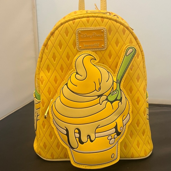 Loungefly Handbags - Loungefly Disney Parks Pineapple Swirl Dole Whip Mini Backpack